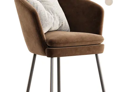 Upholstered Barrel 3D model