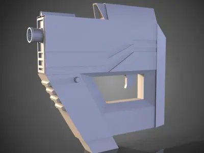 SCI-FI GUN MINIS Low-poly 3D model