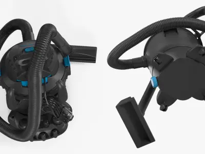  Construction-Grade Utility Vacuum on Carpet 