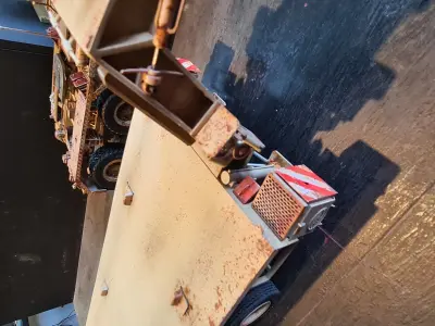 Faun SLT-56 Tank Transporter Trailer 3D model