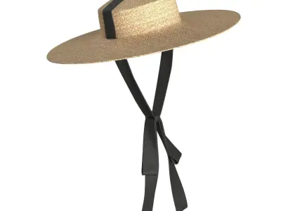 Ribbon Garden Hat 3D model