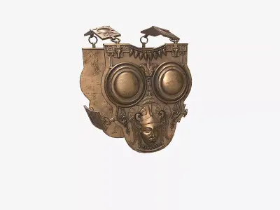 Ancient Armor KsourEsSadCuirass 3D Model Game Ready PBR Low Poly Low-poly 3D model