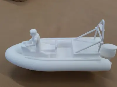 Lifeboat dinghy Hermann Marwede 3D print model