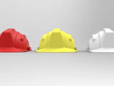 Industrial Helmet 3D model