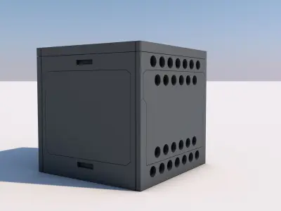 Scifi Crate Free 3D model
