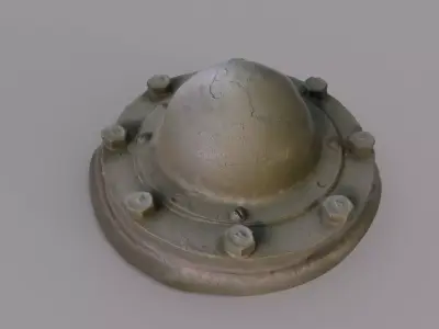 Element of a military truck 3D model
