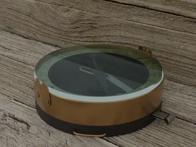 Old Compass 3D model purchase