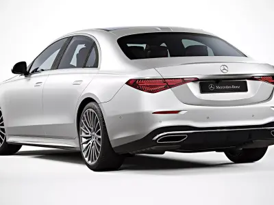 2021 Mercedes-Benz S-Class Long 3D model