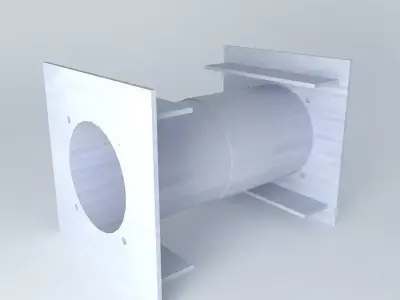 Flue Collar Free 3D model
