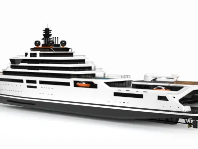 Willie Explorer Research Vessel 3D model