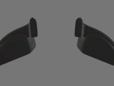 Car Mirror 09 Low-poly 3D model
