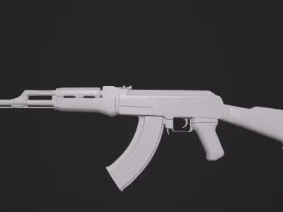AK-47 Free 3D model get