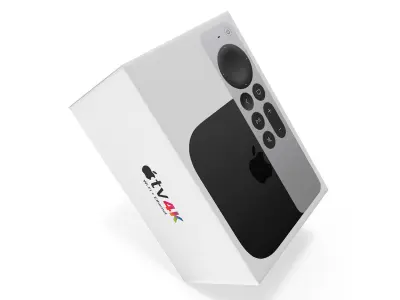 Apple TV 4K Packaging Box 3D model