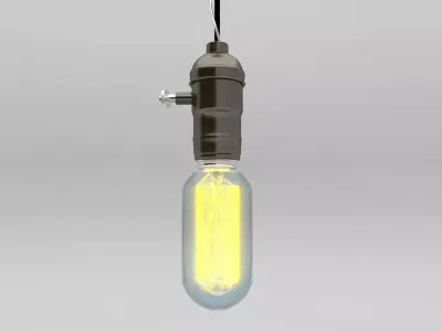 Vintage Light Bulb 3D model purchase