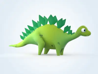 Stegosaurus 3D model purchase