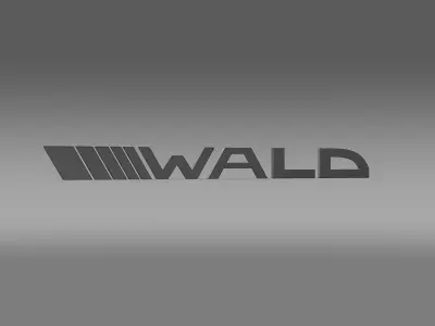 Wald logo  3D model