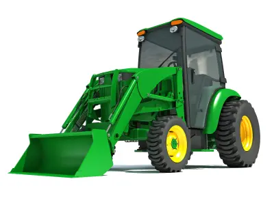 Compact Utility Tractor 3D model