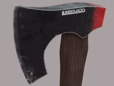 Metal Axe Low-poly 3D model purchase