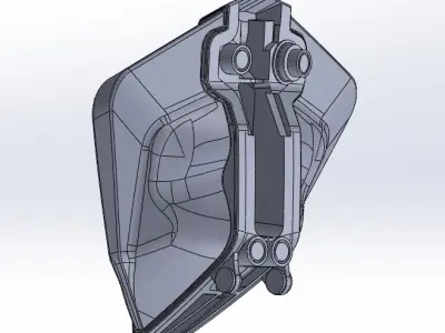 KTM Superduke 1290 Headlight STEP 3D model