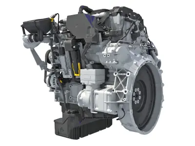 Diesel Engine 3D model get