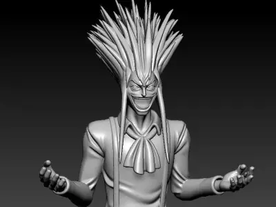 Caesar Clown young fanart - One piece - split part 3D print model