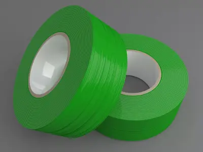 Duct Tape Green 3D model