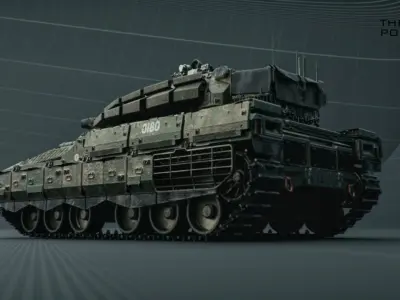 Realistic Military Tank 3D Model  Detailed Combat Vehicle Asset 3D model