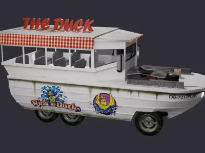Duck Boat Free 3D model