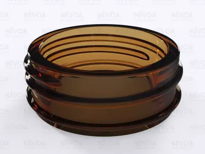 Glass finish - GME 30 12 - 45 mm - GL 45 3D model