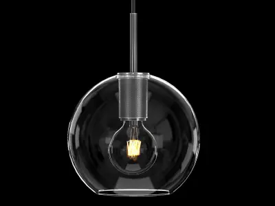 UTILITAIRE GLOBE SHADE SHENDANT 3D model