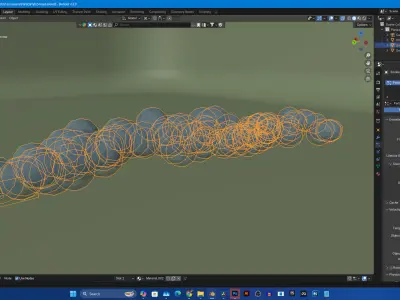 Partical System Tire Smoke Template Free 3D model