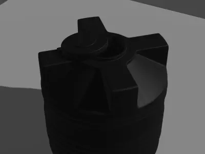 Industrial and household Water Tank Free 3D model