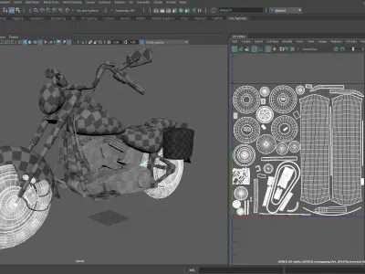 Maya UV Mapping Tutorial 3D model
