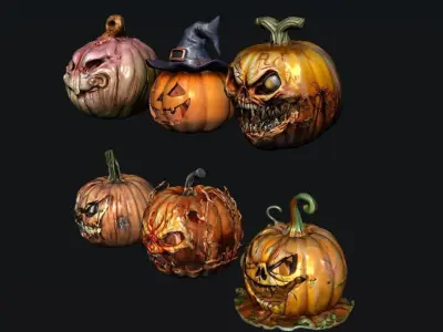 Pumpkin 3D model