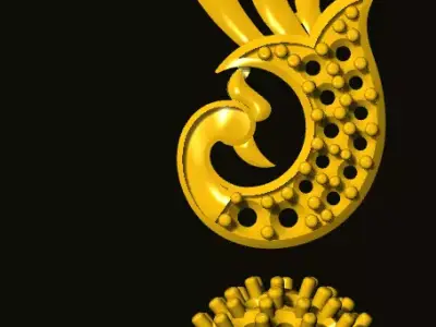 jumka golden pheasant 3D print model