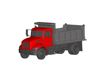 Peterbilt 340  Truck   3D model