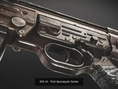 Weapon Collection - Post Apocalyptic Series  3D Model Pack