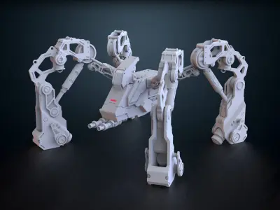 Spider Mech 3D model purchase