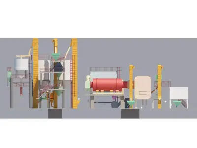 FATORY CEMENT 3D model