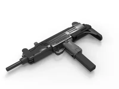 UZI submachine gun 3D model