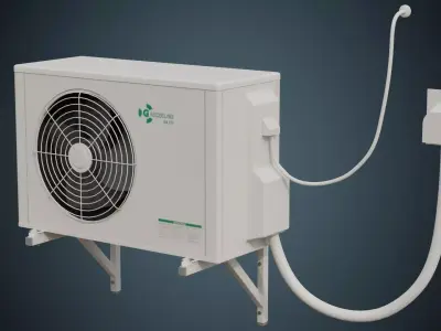 Air Conditioner 5A Low-poly 3D model