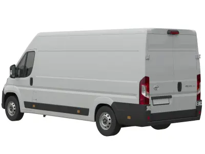 2024 Toyota Proace Max L4H2 Detailed interior 3D model