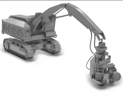 Heavy equipment - Vehicle 005 3D model