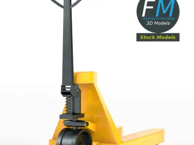 Pallet jack skid lifter 3D model