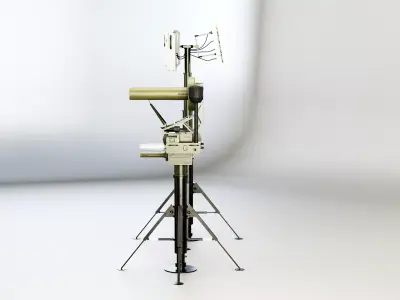 Anti Drone System Low-poly 3D model