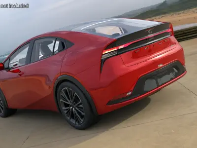  2025 Toyota Prius Red 