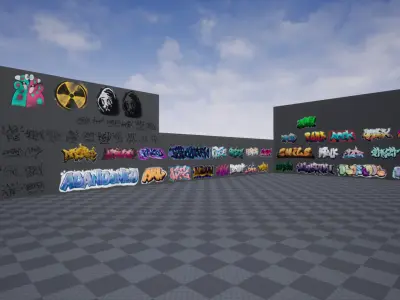 Graffiti Pack Decals Texture