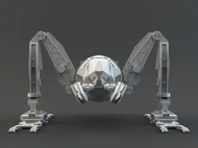 Moon Tug 3D model