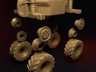 CAR BUGGY Free 3D print model by artgeorg