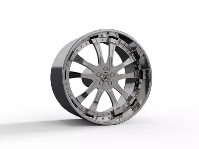 ASANTI AF159 WHEEL 3D MODEL 3D model